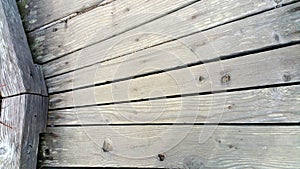 Angled Weathered Wooden Boards -Background