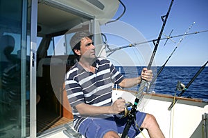 Angler big game saltwater fisher boat photo