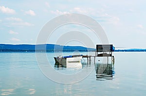 Angler pier at Lake Balaton