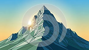 Angles and clean lines creating an abstract and modern representation