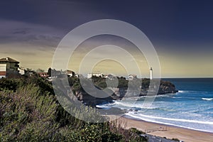 Anglet and the lighthouse