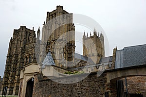 The Anglican Cathedral in Wells, Somerset England