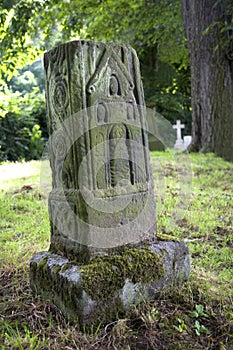 Anglo Saxon Carved Cross photo