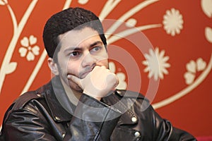 Angry arab young egyptian businessman