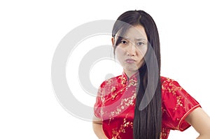 Angry Asian Woman