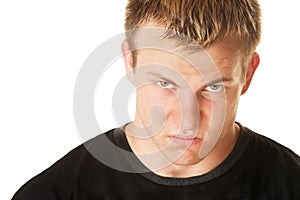 Angry Blond Man img