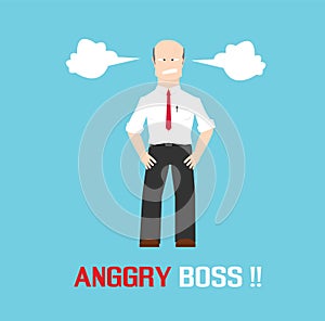 Angry boss