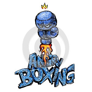 Angry boxing Glow