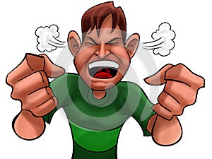Angry boy