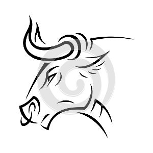 Angry bull