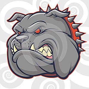 Angry Bulldog Vector