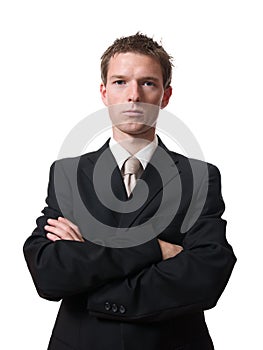 Angry businessman