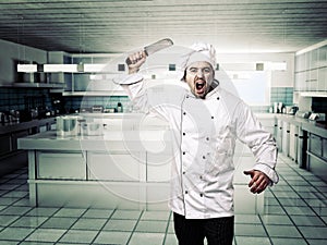 Angry chef