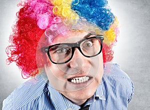Angry clown