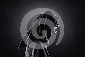 Angry ghost in the dark