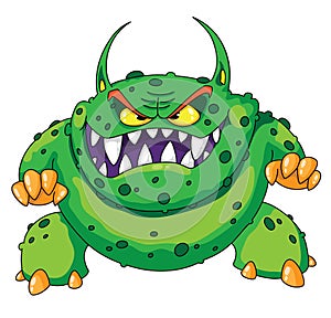 Angry green monster