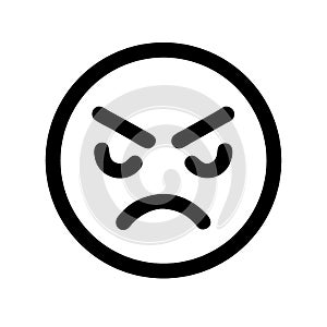 Angry icon
