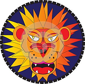 Angry lionhead