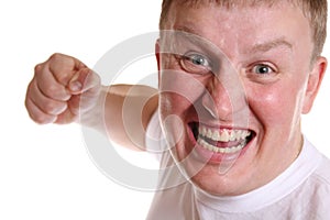 Angry man photo