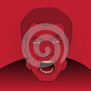 Angry Man - Illustration
