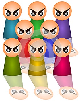 Angry mob