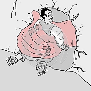 Angry monster attack