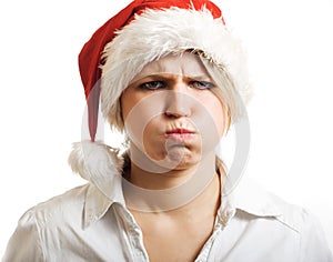 Angry Mrs Claus.