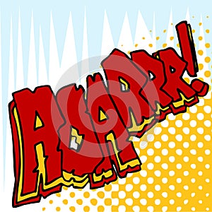 Angry Roar Sound Effect Text