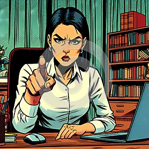 angry and spiteful manager