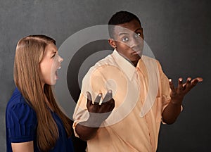 Angry Woman Snubbed By Man