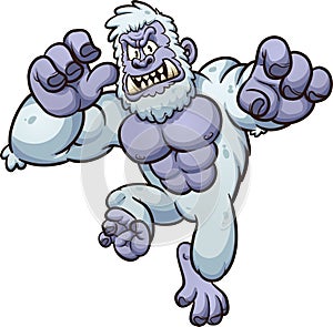 Angry Yeti monster