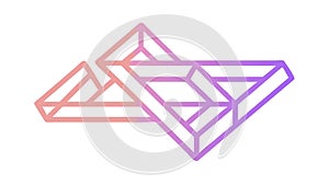 Angular Geometric Forms Vector, Abstract Modern Shapes, vector design Generative AI