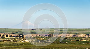 Ani Ruins and Mount Ararat Summer (4 Season)