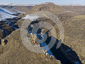 Ani Ruins Winter Cathedral, city / Kars - Turkey