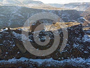 Ani Ruins Winter Cathedral, city / Kars - Turkey