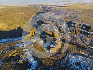 Ani Ruins Winter Cathedral, city / Kars - Turkey