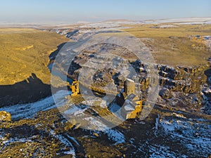 Ani Ruins Winter Cathedral, city / Kars - Turkey