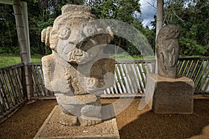 Anient statues in Colombia