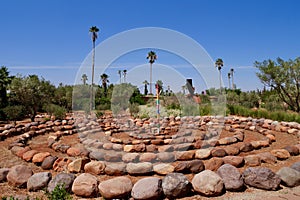 Anima, Andre Heller's imaginative botanical garden in Marrakech, Morocco. photo