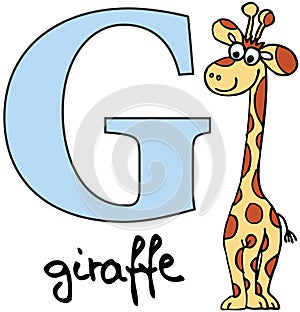 Animal alphabet G (giraffe)