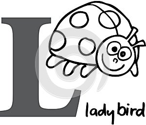 Animal alphabet L (ladybird)