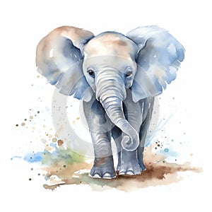 Animal_Baby_Elephant_Watercolor1_5