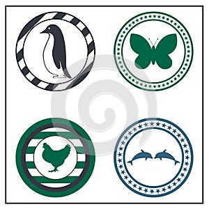 Animal badges