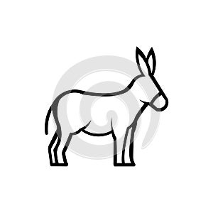 animal donkey of livestock,cartoon character