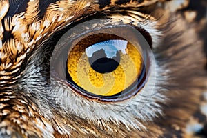 Animal eye wildlife brown wild nature bird portrait feather predator owl