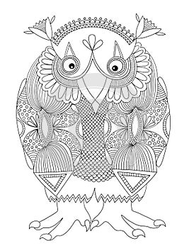 Animal fantasy personage, owl photo