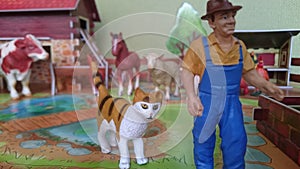 Animal farm diorama display photo