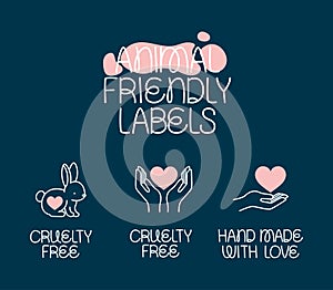 animal friendly labels
