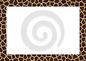 Animal fur abstract foto frame