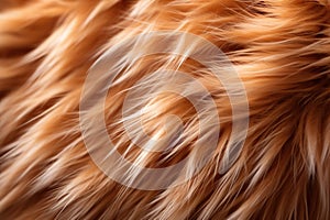 Animal fur macro shot, natural texture. AI Generated